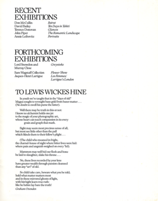 Olympus Gallery  1983