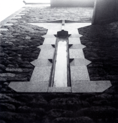 Ground floor window, north facade
