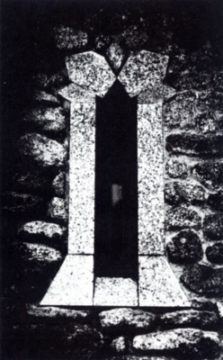 Porch window, north facade