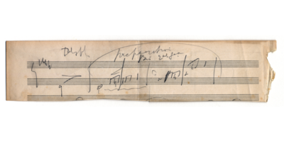 Sir Edward Elgar (First sketch for Falstaf)  Return