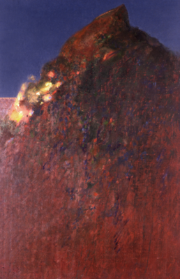 Burning Gorse, Dartmoor (1966)