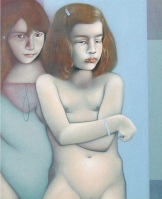Portrait of two girls (1982–3)