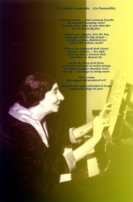 For Wanda Landowska  (La Passacaille)