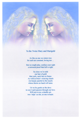 To the Twins Mary and Marigold
