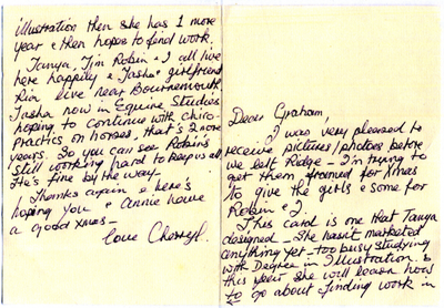 Cherryl Stonely Letter