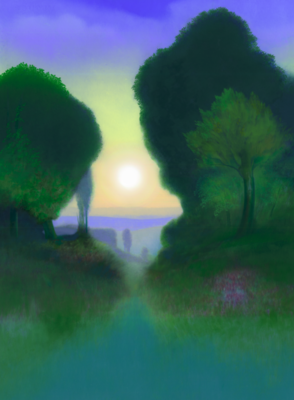 High Summer Moonrise (2019)